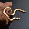 Snake Chain Link Bracelet Male Wholesale Braslet 2025 Gold Color Stainless Steel Bracelets for Men Women Punk Jewelry Gift