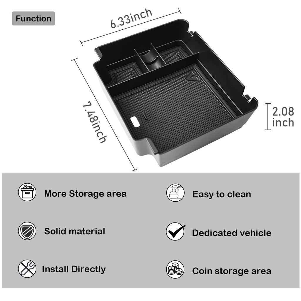 Car Armrest Storage Box Tray for 2025 2025 2025 2025 INEOS Grenadier Center Console Organizer Interior Car Storage Accessories