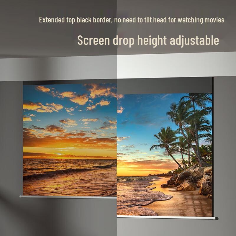 Deli 16:9 Electric Remote Control Projection Screen
