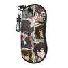 Dazai Bungo Stray Dogs Glasses Case Key Chain Sunglasses Case Unisex Pocket Eyeglass Cases Cover Vintage Eyewear Storage