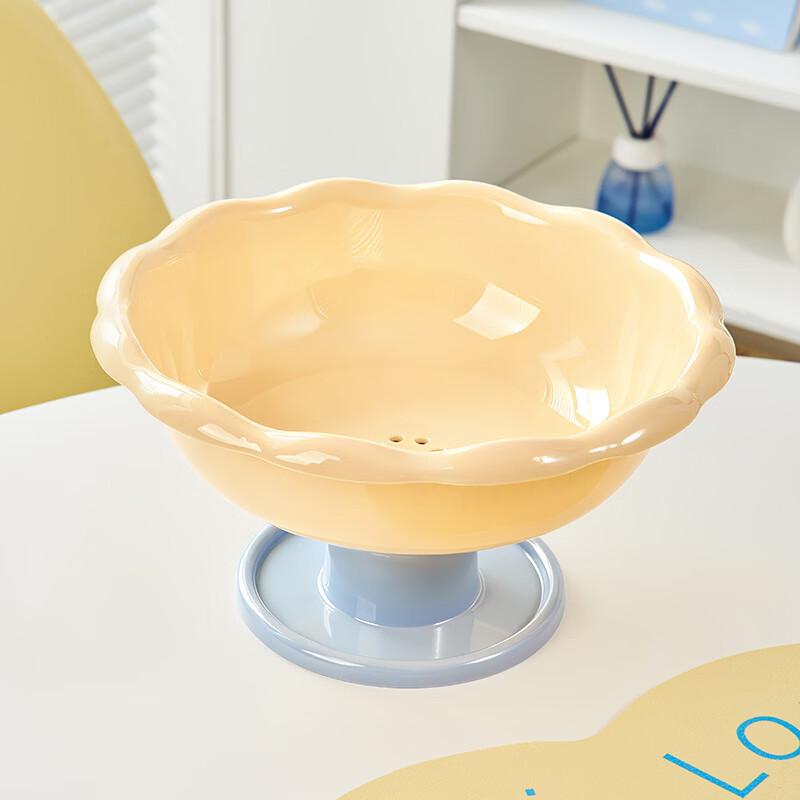 Dopamine Flower High-Foot Fruit & Snack Bowl