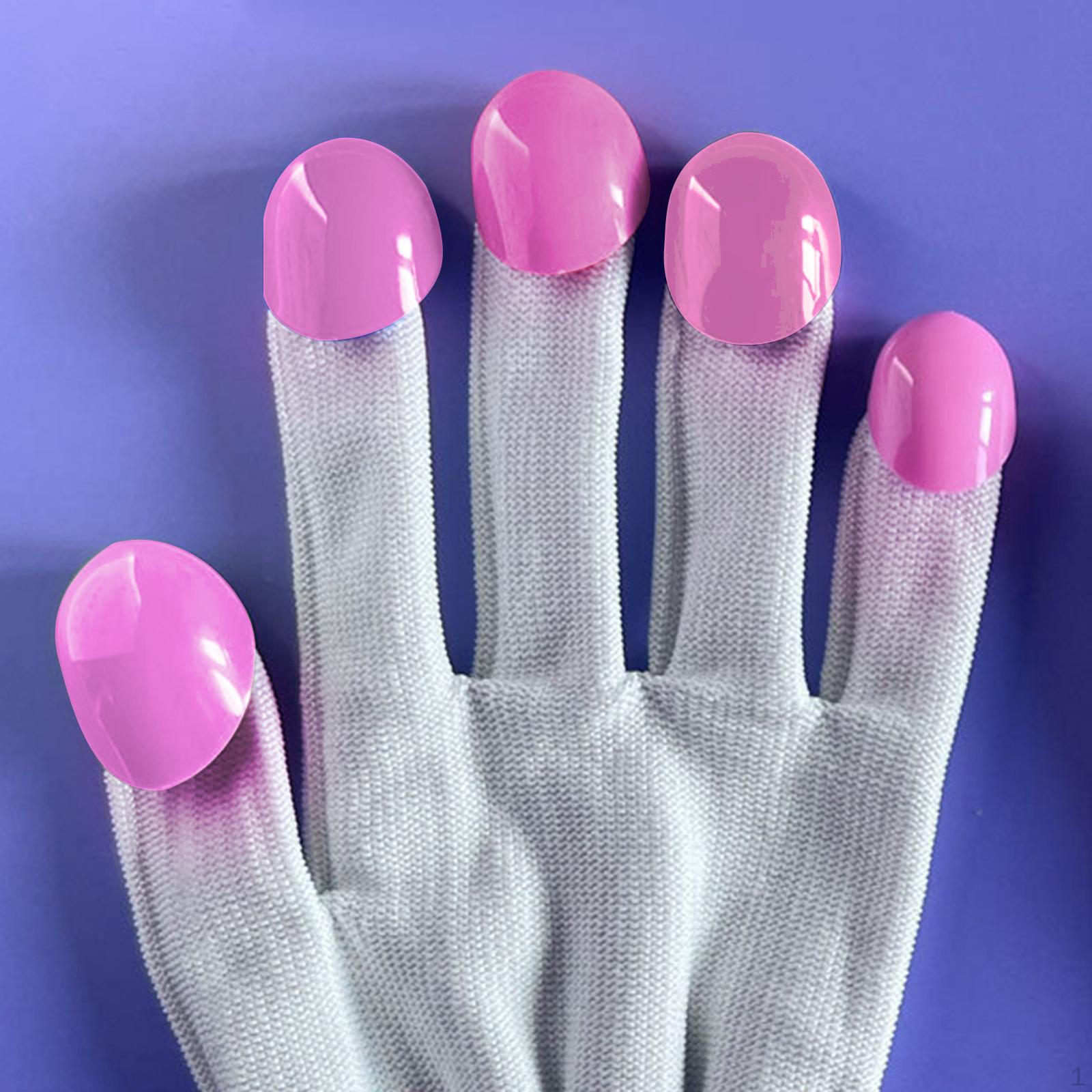 

5 штук Пряжки для пальцев для катания на коньках Клипсы для шорт-трека розовый