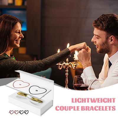 1 Set Permanent Bracelet Kit Includes 2 Bracelets 4 Heart Buttons 2