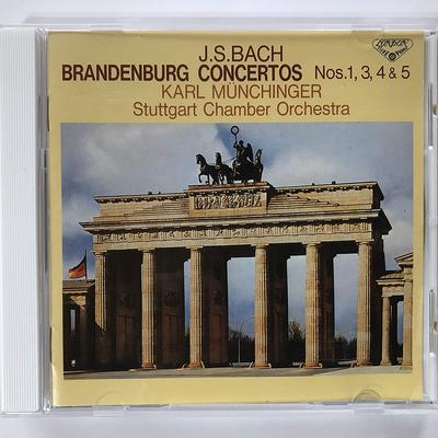 CD KARL MÜNCHINGER - Bach: Brandenburgkonserterna nr. 1, 230E51029 Japan ObiKlassisk Begagnad