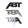 3D kovové písmeno loga ABT Nálepka odznaku na přední mřížku auta(Gril