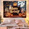 A 2D flat banner with a single-panel design featuring "Happy Birthday" andzyc