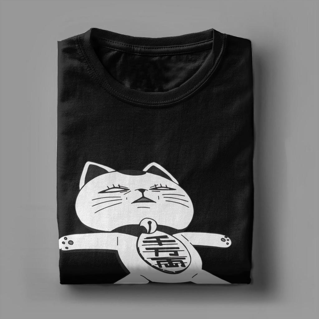Turbo Granny Cat Dandadan T Shirts for Men Cotton Vintage T-Shirt O Neck  Tee Shirt Short Sleeve Clothes Unique