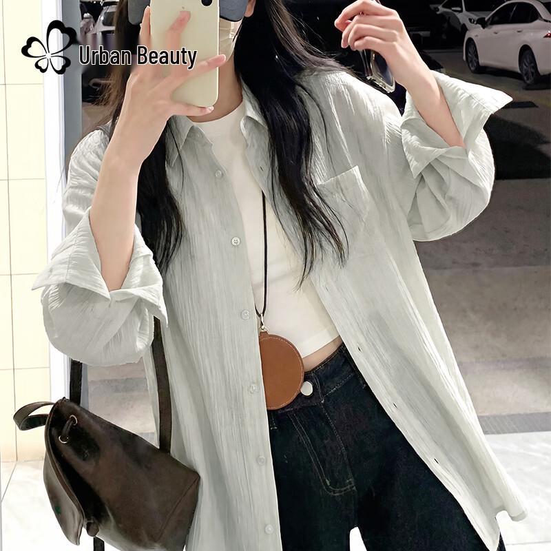 Women s Lyocell Blend Loose Fit Shirt M