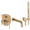 Bidet Faucet Concealed Bidet Faucet Toilet Washer Bathroom Gold