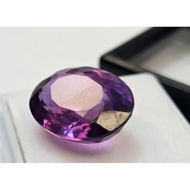 Oval Cut Purple Pink Sapphire 16-18 Ct Beautiful Certified Loose Gemstone
