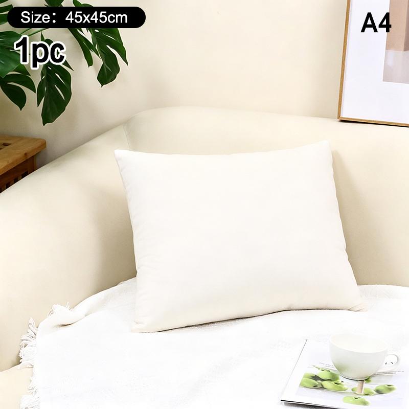 High-Quality 45*45CM Plush Pillow Case with Padded Layer for Cozy Home Decor