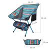 Silla de Exterior Moon Lence Silla de Camping Compacta Plegable Ultraligera Bolsa de Almacenamiento Senderismo Capacidad de Carga 150kg Azul