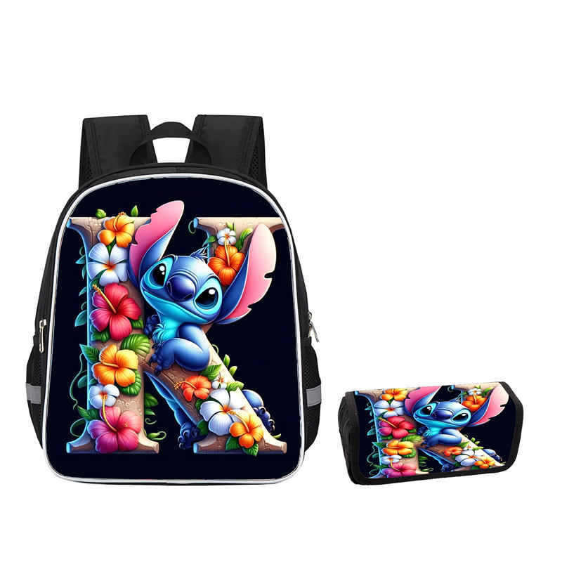 Stitch Combination Set Peripheral Backpack Men'S And Women'S Pencil Bag