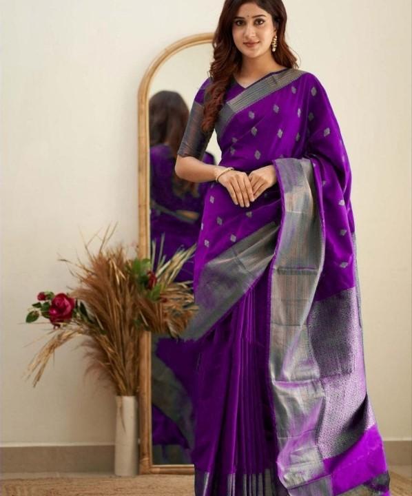 Piękny złoty Jari z nowym designem, miękkim jedwabnym sari Lichi