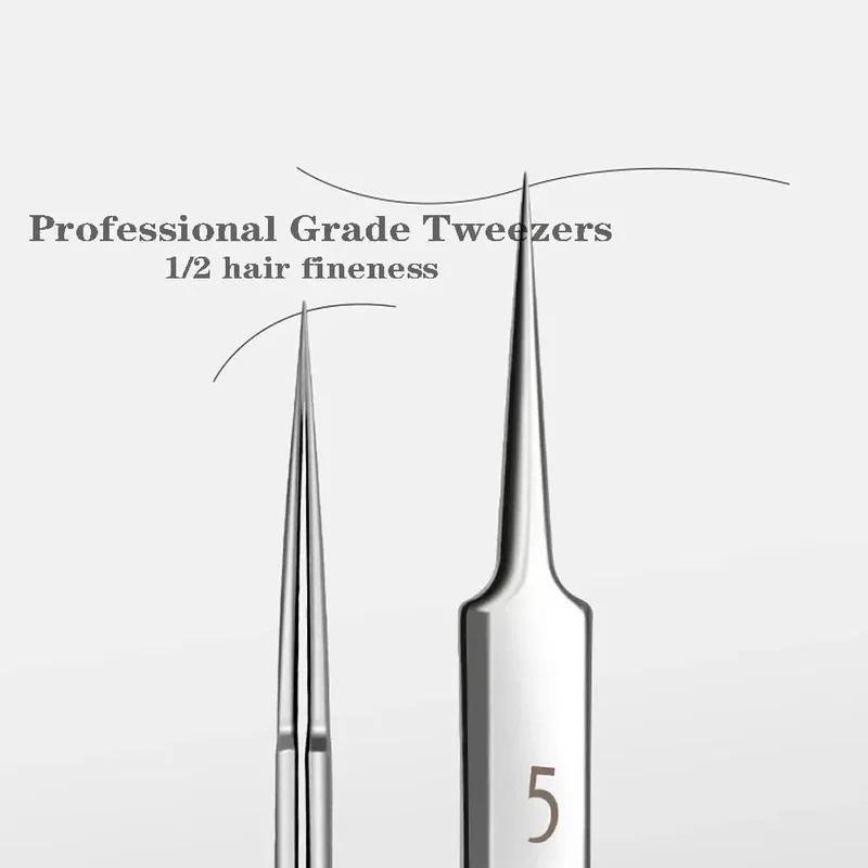 Ultra-fine Cell Pimples Blackhead Clip Tweezers Beauty Salon Remover Acne Needle Blackhead Deep Cleaner Clip Face Skin Care