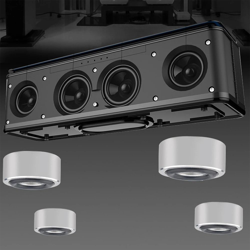 1/4Pcs Isolation Feet Pad Aluminum Alloy Amplifier Base Feet  for Speakers CD Amplifier