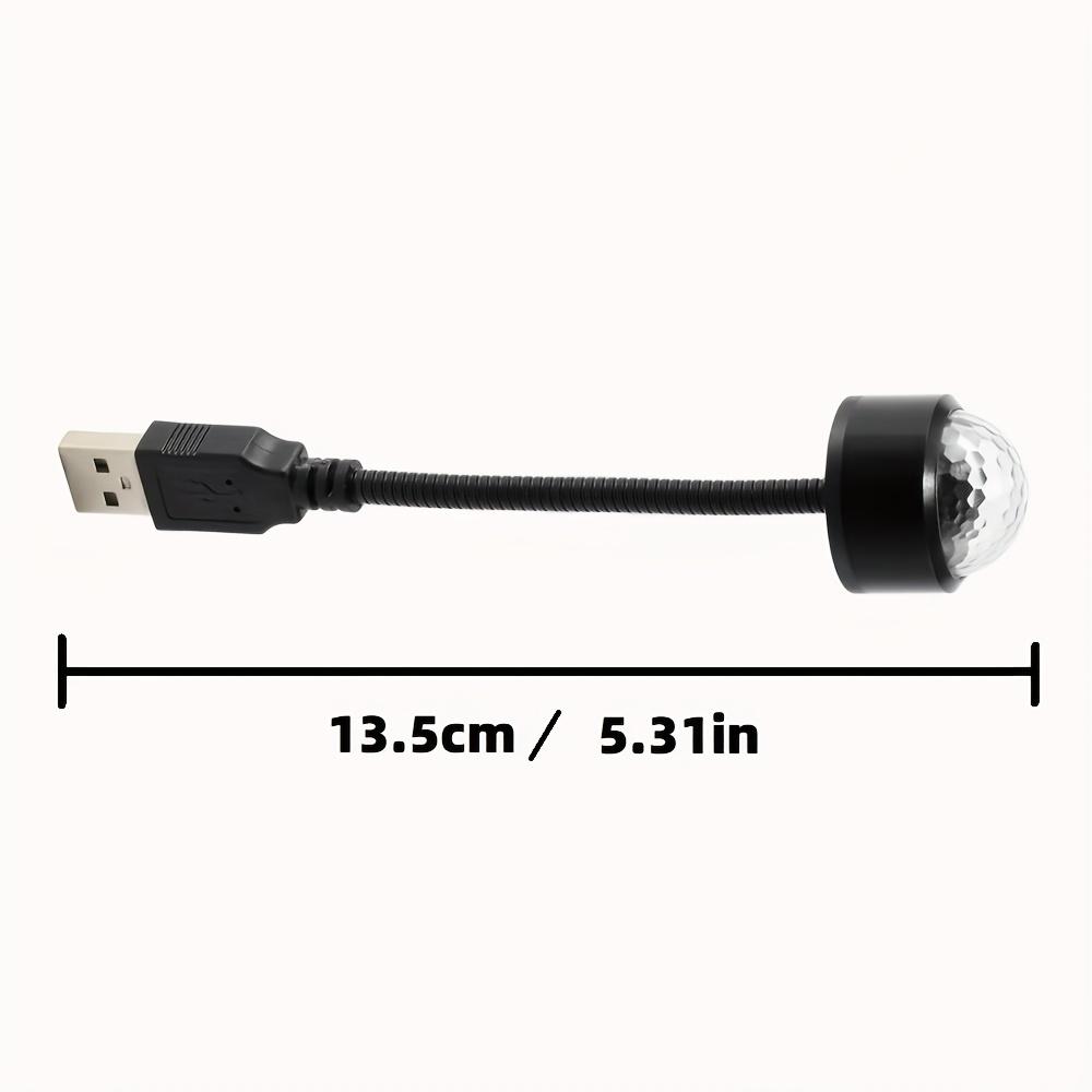 1pc Roof Starry Sky USB Night Light, LED Indoor Music Rhythm Magic Stage Effect Projection Light, Disco Party Atmosphere Light