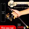 Portable Ultra-Light Ultra-Hard Mini Telescopic Sea Rod for Long-Casting Lure Fishing