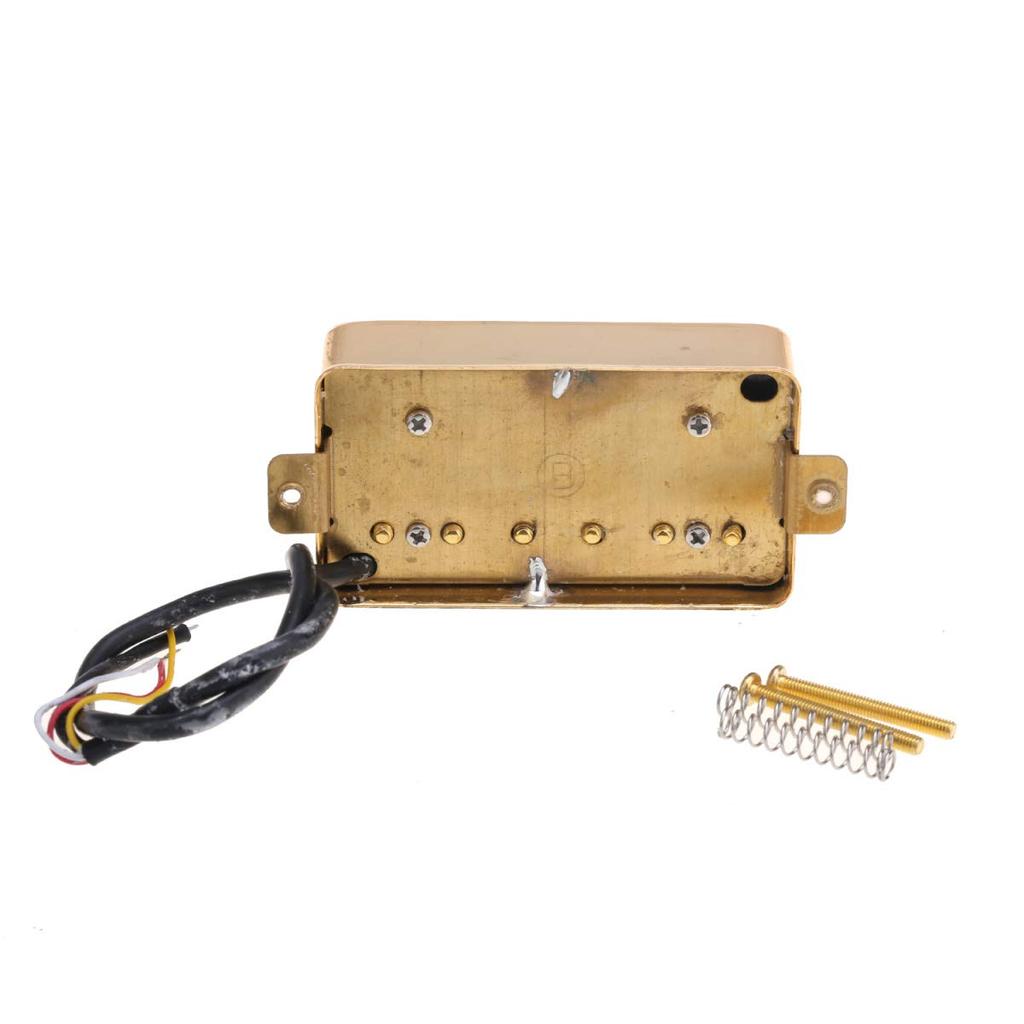 Wilkinson Classic Tone Ceramic PAF-Style Humbucker Pickup for Les Paul-Style Electric Guitar Bridge, Gold