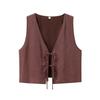 Kaslead New Arrival Women's Clothing Fashion Style Bows Texture Vest Suit 8338772 4764409