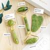 1set Natural Face Gua Sha Stone Massager for Body Neck Eye Care Spa Skin Lifting Beauty Massage Tools