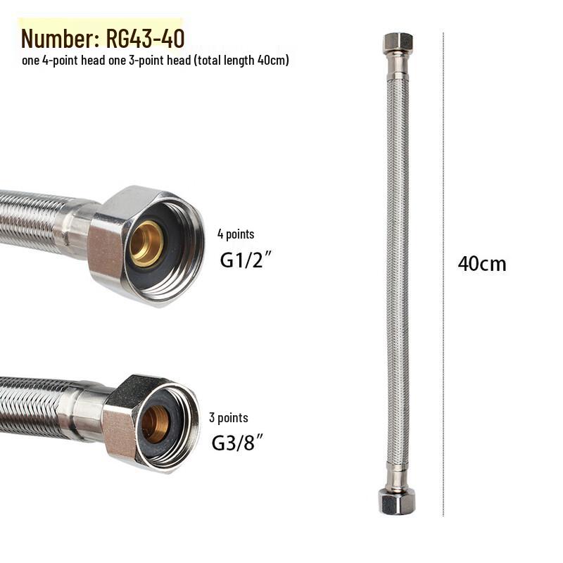 Shengbay Braided Toilet Water Inlet Hose