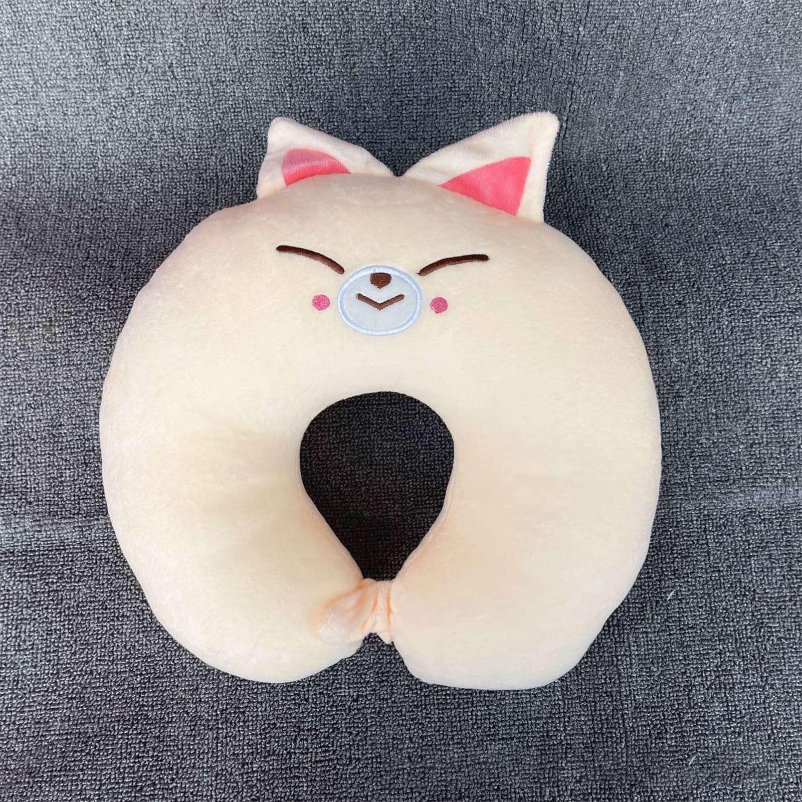 

U-образная подушка Memory Sponge Cartoon, подушка для сна One Size бежевый