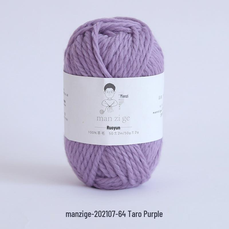100% reine Wolle Grobgarn zum Handstricken von Mänteln, Schals und Pullovern - 5 mm dick