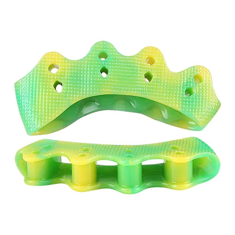 

Protective Toe Separator Correcting Bunions Silicone Five-hole Thumb Valgus Big Foot Bone Overlap Toe Separation Pad Men Women