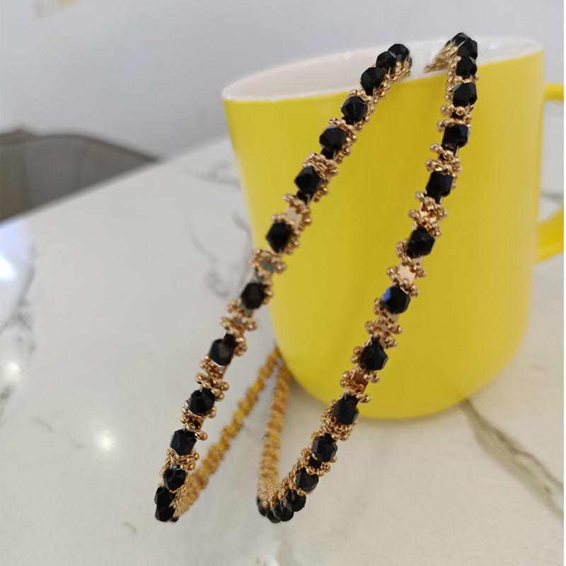 Summer Hot Selling New Fashion Korean Style Crystal Customized Women s Rhinestone Bundled Hair Hair Band Accessories Wholesale