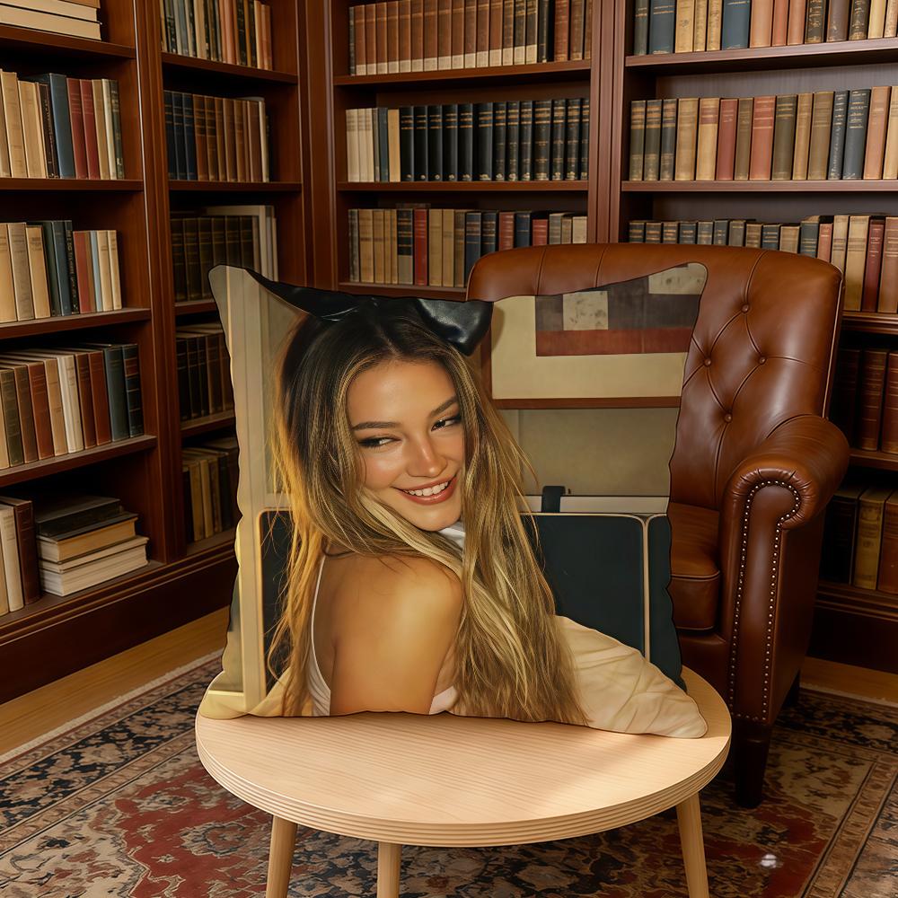 MMadelyn CCline Actor cushion cover Home Office Birthday Anniversary Gifts Soft Skin Friendly Cushion Cover