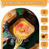 8 Inch Square Air Fryer Liners, 200 Pcs Food Grade Silicone Coated Baking Paper, Thick Heat Resistant Nonstick Oil Resistant