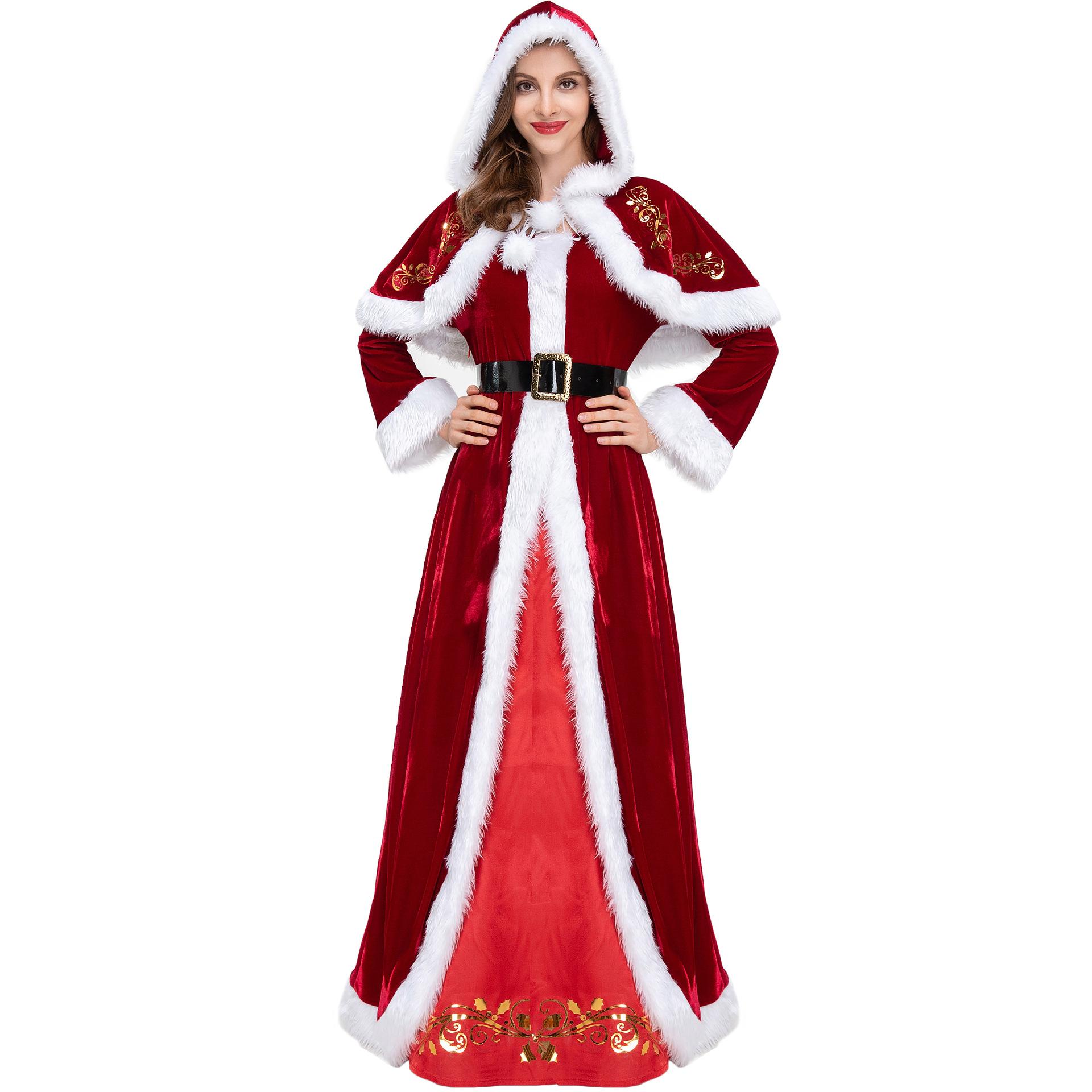 

Christmas queen dress, plus size Christmas dress, Christmas costume, tail teeth party costume XXL
