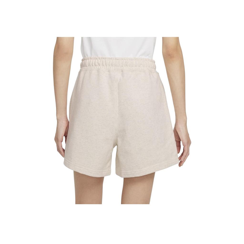 Jordan Logo Label Solid Color Knitted Loose Casual Sports Drawstring Shorts Women Shorts Light-Khaki DM3243-113