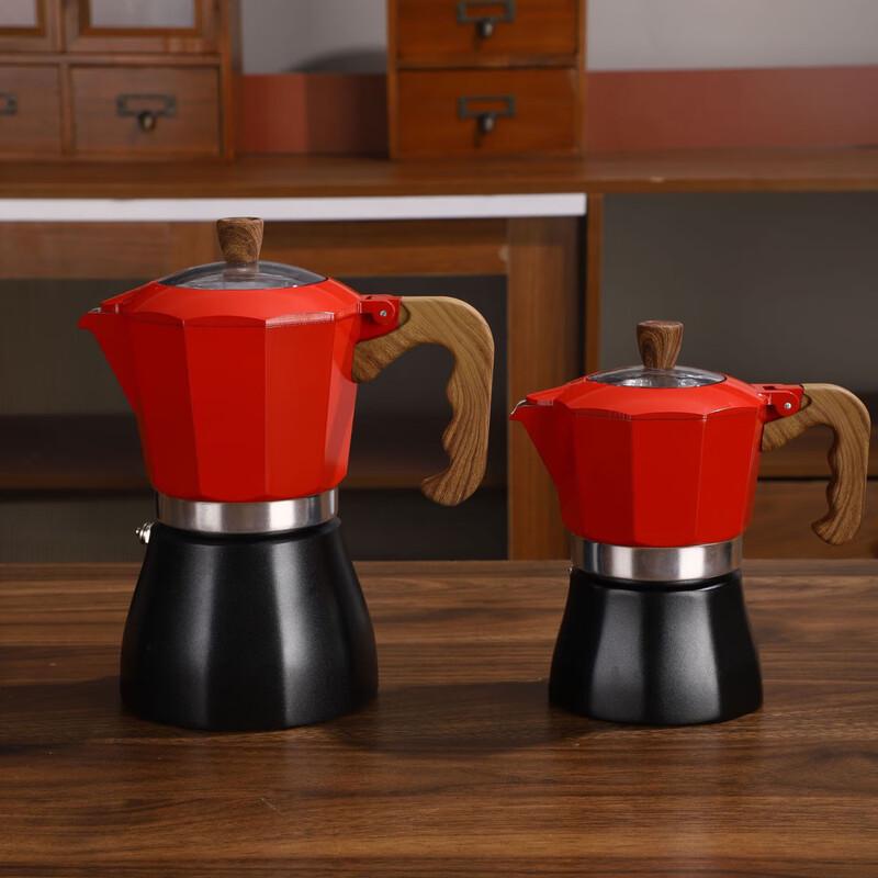 Dual Valve Octagonal Aluminum Moka Pot