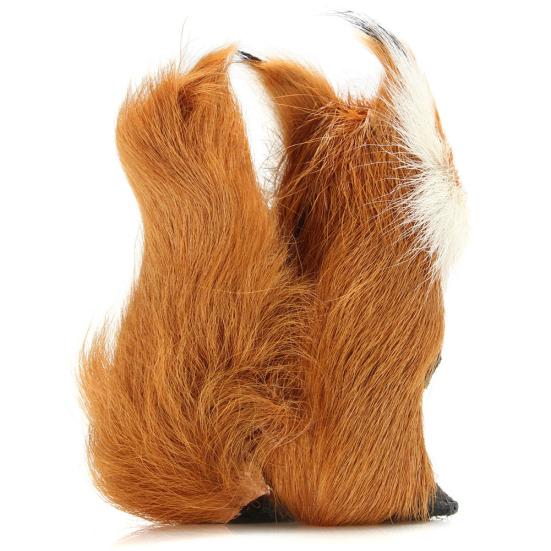 Simulation Animal Squirrel Plush Lifelike Christmas Tree Ornament Decoration