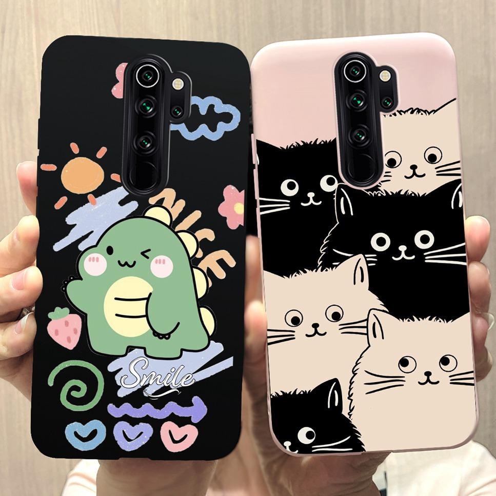 Neu Für Xiaomi Redmi Note 8 Pro 6,53" Hülle Niedliche Cartoon Weiche Silikon Rückseite Für Redmi Note 8Pro 8 pro Handy Schutzhülle