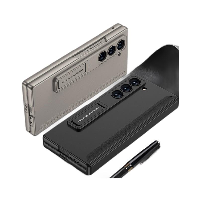 Slim Foldable Phone Case Galaxy Z Fold6 With Kickstand Full Coverage Shockproof PC Shell