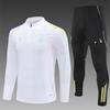 Maglia a maniche corte Juventus Adulti Bambini Pre-partita Sportiva Autunno Inverno Mezza zip Maglia da allenamento Set maglia da calcio Inter