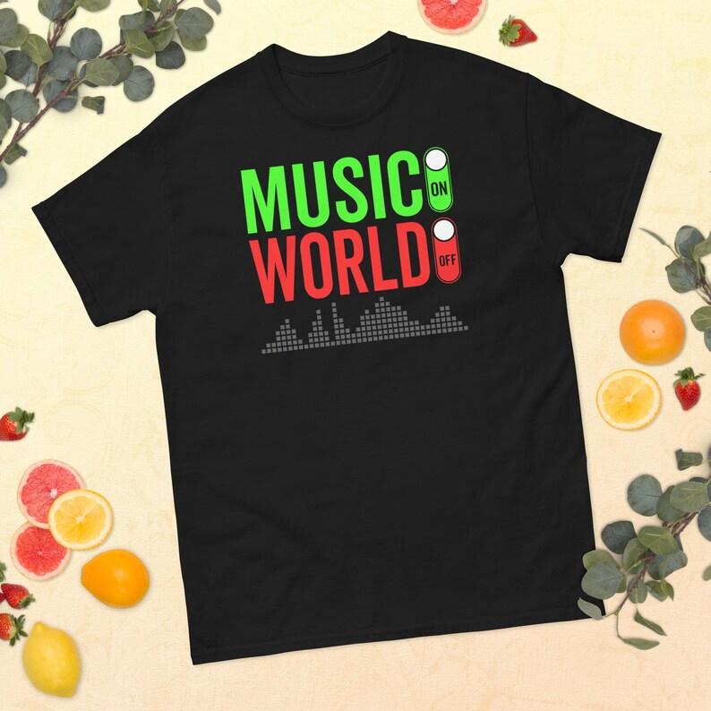 

Retro Music Print TShirt Red Green Letter Pattern Shortsleeved Womens Casual Oversize Versatile Basic Top for Daily Wear 4XL