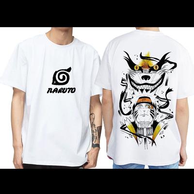 ONE PIECE Short-sleeved T-shirt Men's and Women's Summer New Naruto Dragon Ball Loose Large-size Animation Clothes