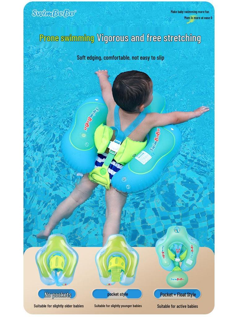 Boia de Natação Infantil Swimbobo com Toldo - Boia Protetora para Esportes Aquáticos de Bebê