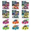 Hot Wheels Monster Truck Neon Smashers Assortment of Ages - 6-Pack (Box 6) - 3+ - Multi-color JMV39-986A