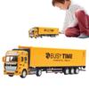 Zinc Zinc Alloy Transport Vehicle Toy Plastic Kids Toys Container Transport Truck Toy  Parent-child