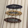 Korean Leopard Print Hair Clip for Babies - Forehead, Side Bangs, Back of Head Accessory for Autumn & Winter.