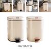 Pedal Trash Can, Simple Trash Can for Bathroom, Trash Can for Entryway, Home,