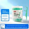 Double-strand Plastic Dental Floss with A Single-loop Design - Portable Oral Hygiene Product for Home Use - Double-strand Dental Floss