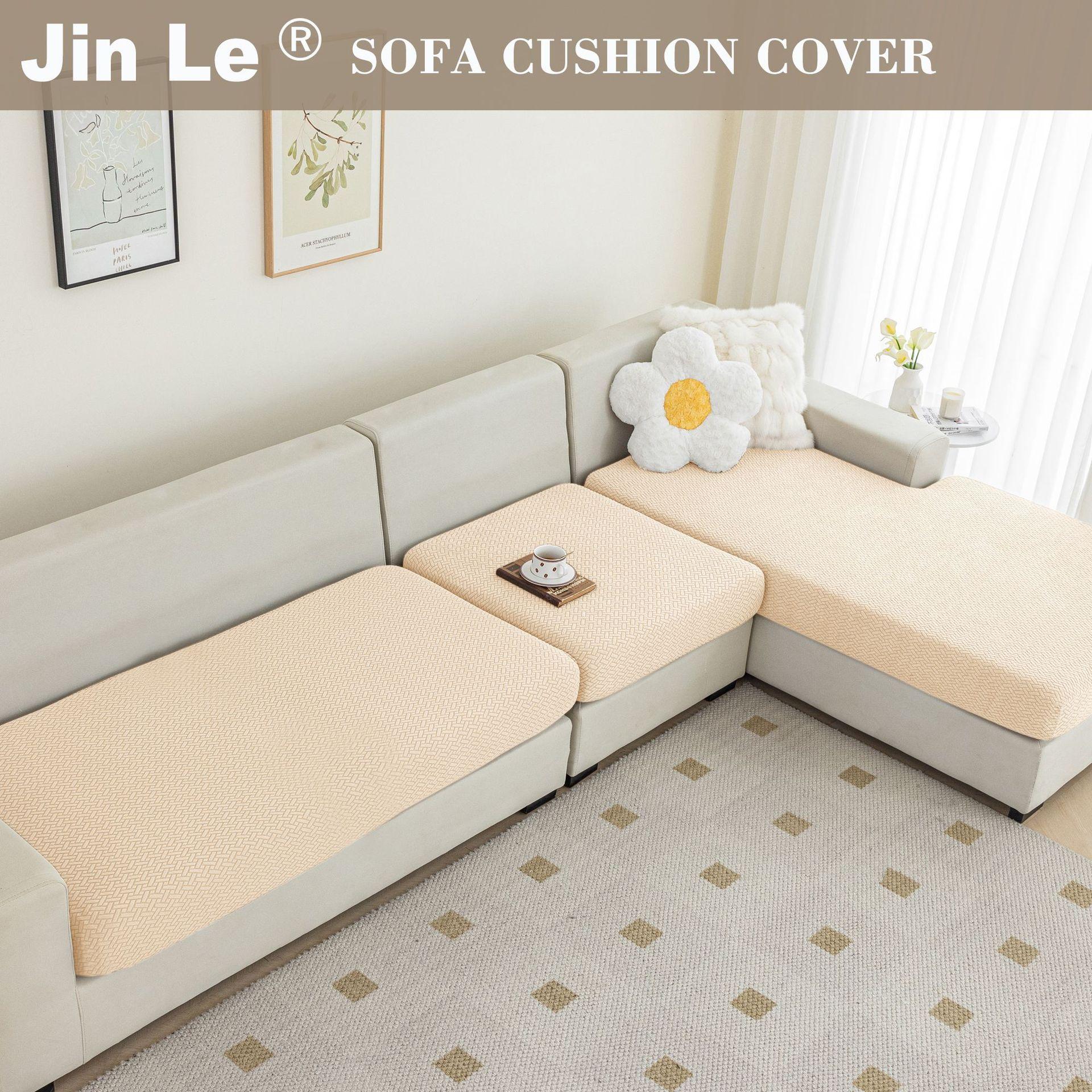 

Premium Jacquard Elastic Sofa Cover Non-Slip Adjustable Couch Cover Luxury Furniture Protector Slipcover Four Seasons Universal 3 SEAT