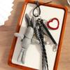 Girl Heart Rabbit Car Keychain Jewelry Animal Series Backpack Pendant  Female Lady Girl