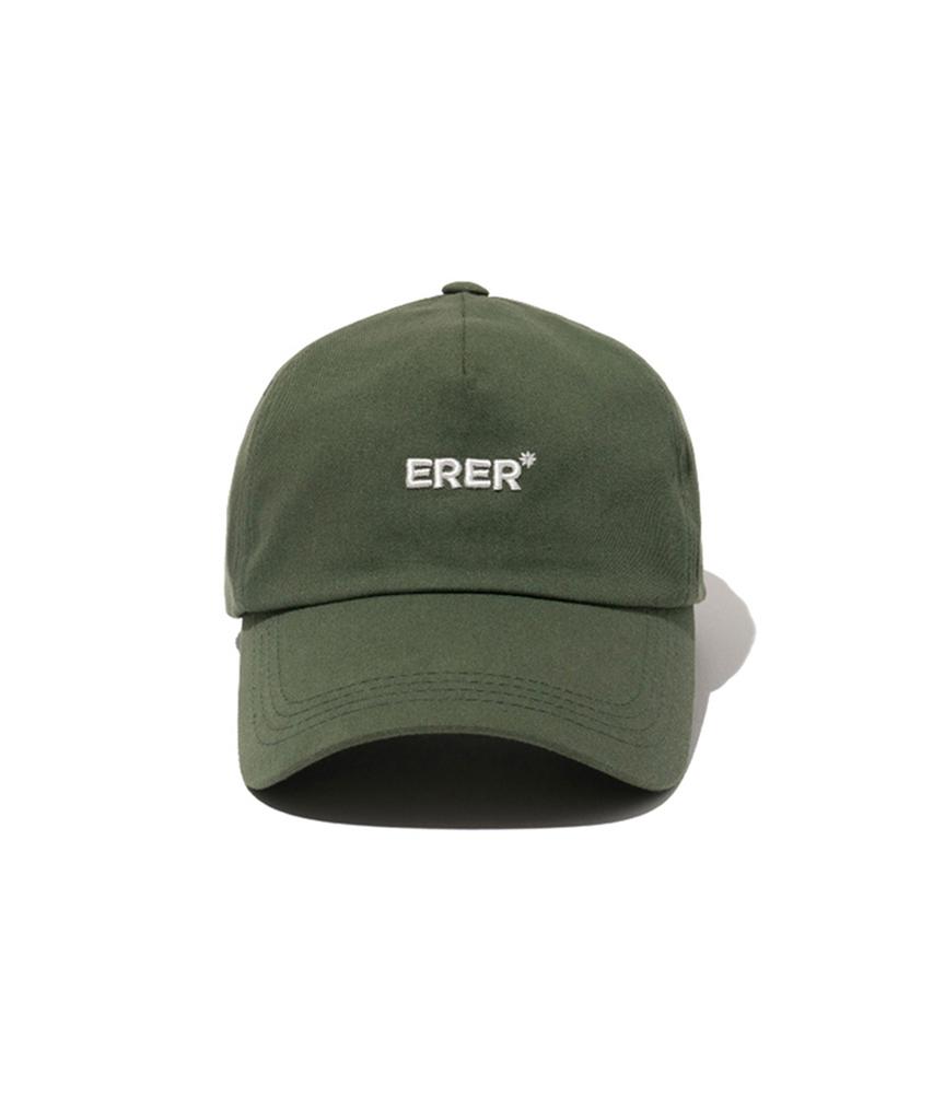 ERER Erer Embroidery Cap Green